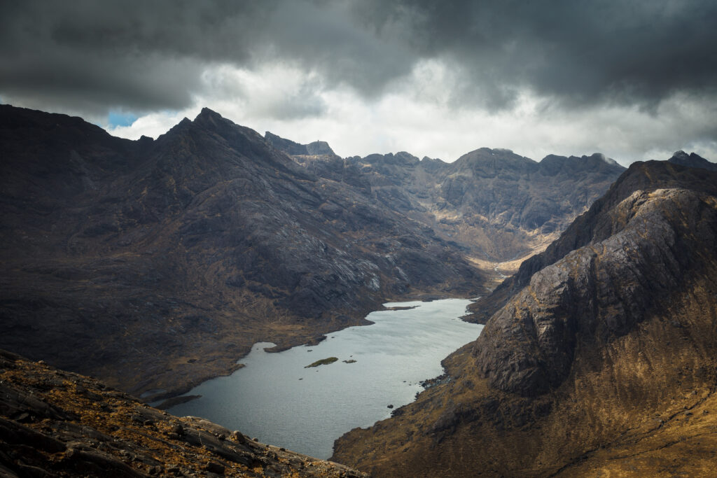 Loch Coruisk and Black Cuillins from Sgurr na Stri, Isle of Skye, Scotland