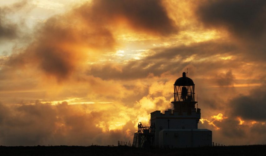 Birsay Lighthouse, Orkney, Sco