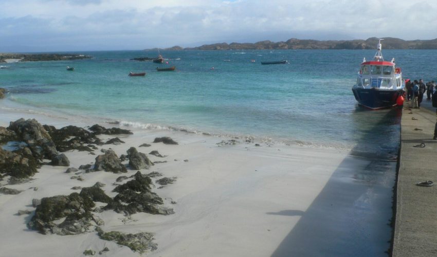 Little harbour on island