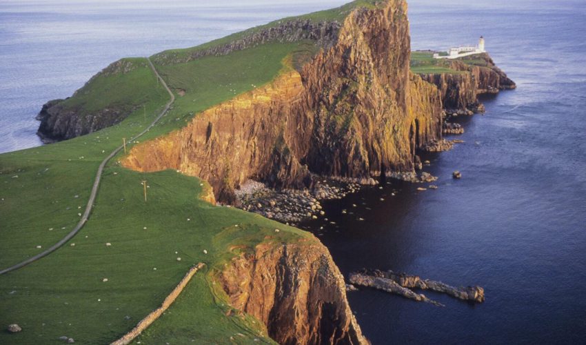Scotland, Skye island, Waterstein, Neist lighthouse