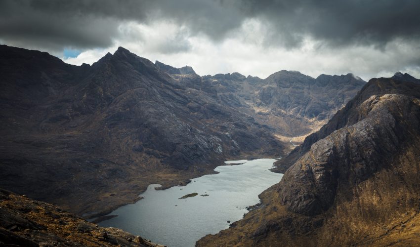 Loch Coruisk and Black Cuillins from Sgurr na Stri, Isle of Skye, Scotland